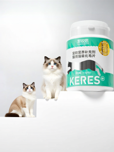 KERES | Hairball Removal Gentle Digestion Aid Cat Grass Tablets