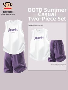 Paul Frank | American Couple Cotton Vest and Shorts Set Summer Cool