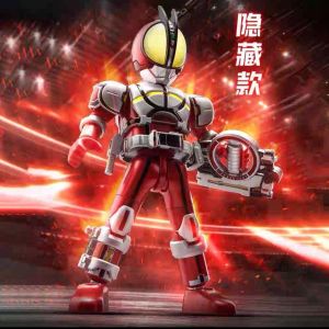 [10-12cm] BLOKEES Original Galaxy Part 2 Masked Kamen Rider 555 FAIZ KAIXA DELTA KABUTO DRIVE HEART Building Blocks Movable Toys