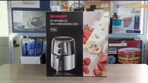 Nồi Chiên Không Dầu Sharp KF-AF42MV-ST - ST Chống Dính 4.2L - Bảo Hành Chính Hãng 12 tháng - Hàng chính hãng