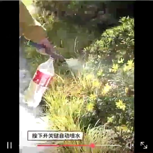 High Pressure Air Pump Manual Sprayer Adjustable Spray Head Nozzle Agricultural Watering Garden Tool