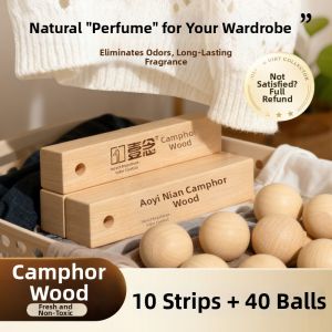 Yinian | Anti-moisture Anti-mold Pest Repellent Odor Elimination Nontoxic Camphor Balls