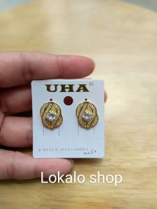 Bông Tai Nữ mạ vàng 18k mẫu đẹp - Lokalo - Mang Đi Chơi Đi Tiệc Đều Đẹp  - Trang sức nữ Bông tai mạ vàng bông tai đẹp