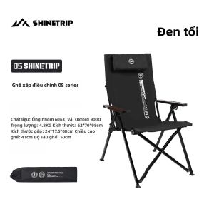 ShineTrip | Ghế Dã Ngoại Gấp Đỡ Nhẹ Điều Chỉnh Được