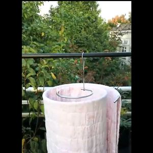 สแตนเลสแท้ ราวตากผ้า ผ่าตัด นวม ที่ตากผ้าห่ม ผ่าตัด ที่ตากผ้า ไม้แขวนผ้า วงกลมหมู่ ที่ตากผ้า ประหยัดพื้นที่