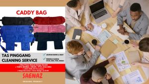 Caddy Bag Tas Cleaning Service Tas Pinggang Peralatan Botol Office Boy OB