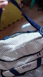Elegant Waterproof Large Capacity Multifunctional Mommy Diaper Bag with Shoulder Belt Expansion