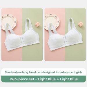 Teen Girls Seamless Sports Bra Breathable Comfortable