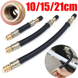 วาล์วเติมลมยางยางยืดหยุ่นขนาด10/15/21ซม. ข้อต่อท่อขยายท่อเหมาะสำหรับรถจักรยานยนต์จักรยานวาล์วลมยางอุปกรณ์เสริมรถยนต์หลอดขยาย