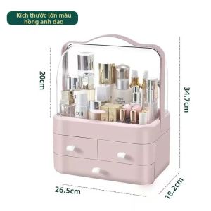 WANYU | Tổ Chứa Mỹ Phẩm Chống Bụi Dung Lượng Lớn Thiết Kế Cao Cấp