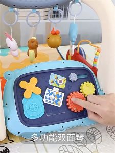 2-in-1 Baby Foot Piano Gym and Walker - Multifunctional Music Toy for Newborns Combining Fitness Rack and Walker Ideal for Early Development 新生婴儿宝宝脚踏钢琴多功能健身架音乐玩具二合一学步车手推车