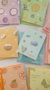 Thiệp TIKIU Phong Cách Trái Cây 5.5 cmx7.5 cm In 2 Mặt Giấy Cao Cấp Sang Trọng Thiệp Mừng Sinh Nhật Thiệp Chúc Mừng