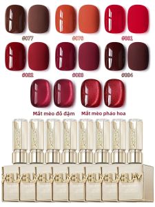 Bộ Sơn Gel Móng Tay XEIJAYI 15ML 8 Màu Bộ Sưu Tập Ankara Red Sử Dụng Đèn UV/LED Làm Móng Nghệ Thuật Tự Làm Chất Liệu Gốc Acrylic