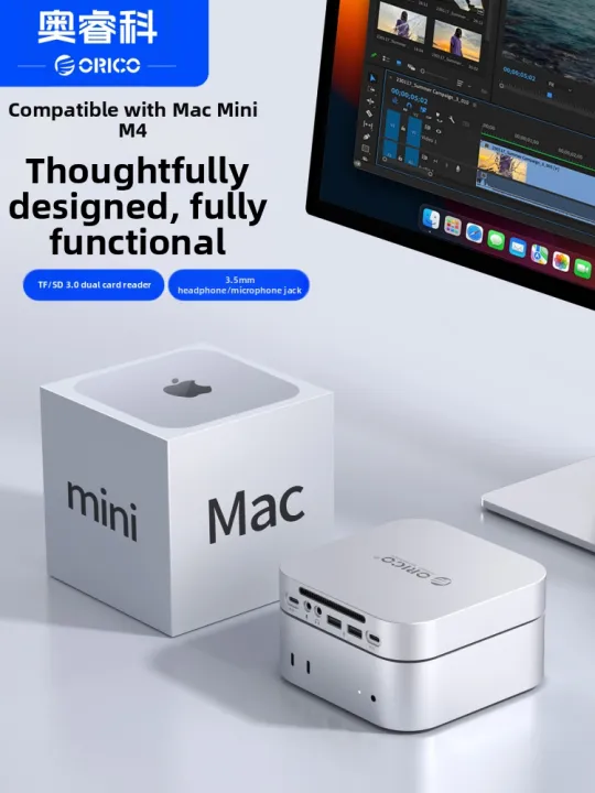 ORICO | Multi-functional Expansion Dock For MAC M6/M4 Pro Type C Interface M.2 HDD Support SD TF 3.0