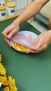 Penutup Silikon 6in1 Silikon Food Cover Penutup Makanan Serbaguna Elastis Penutup Wadah Makanan