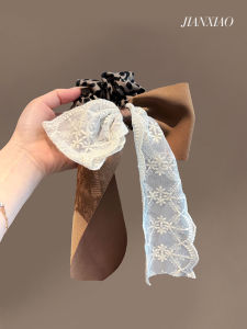 Luxurious Dongda Gate Butterfly Knot Hair Ties Lace Hair Bands Princess Style Hair Ropes Fresh out New Korean Fashion Accessories