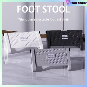 Ergonomic Footrest 2-Level Height Adjustable Angle Office Foot Rest Stool for Under Desk Suppo DV021