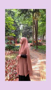 Khimar Syari Natasya Nonpad Lobang Tangan Ceruty Babydoll Naylatu