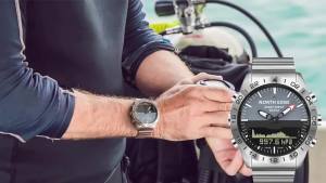 NORTH EDGE | NORTH EDGE Mens Dive Watch Military Army Luxury Full Steel Smartwatch Compass Altimeter Barometer Digital Clock Waterproof Lates