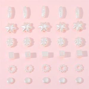 High-Light Abs Pearl Imitation Petal Beads DIY Handmade Bracelet Earring Pendant Jewelry Accessories Fashionable Craft Supplies
