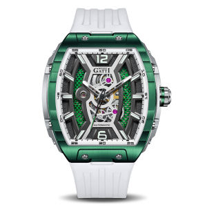 BONEST GATTI | BONEST GATTI Germany Automatic Skeleton Luminous Mens Luxury Watch Sapphire Crystal Rubber Strap Chronograph Mens Watch