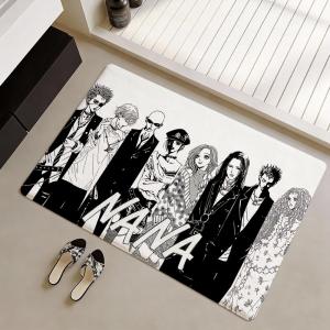 Iconic Manga Anime N-NANAs Floor Mat Soft Flannel Non-Slip Door Mat - Thickened Rug for Living Room Home Decor