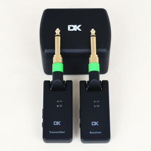 IRIN | DK IW-30 2.4GHz Wireless Guitar System Transmitter Receiver 2 in 1 Plug 4 Channels Guitar Wireless System with Rechargeable Box