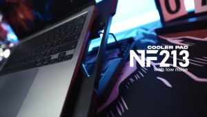 🎮 GAMING NUBWO NF213 GAMING COOLER PAD พัดลมระบายอากาศ ระบายความร้อน โน๊ตบุ๊ค มีไฟ LED LIGHTING รองรับโน๊ตบุ๊ค 12" - 17"