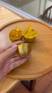 Bát đồng hũ đồng làm bát tụ bảo tài lộc để ban thờ bàn làm việc công ty vật phẩm phong thủy