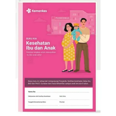 BUKU KIA TERBARU 2024/2025 BUKU PINK TERBARU KEMENKES