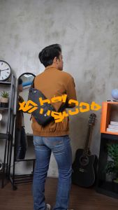 HEYLOOK - Sling Bag Pria Trevor Tas Selempang Cowok Waist Bag Water Resist Shoulder Bag Tas Slempang Anti Air Crossbody Distro Terbaru