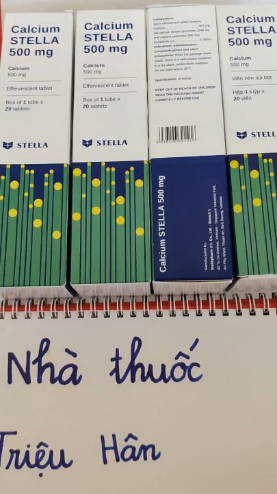 Viên sủi calcium stella hỗ trợ bổ sung canxi cho người loãng xương, trẻ em thấp còi, phụ nữ có thai và cho con bú