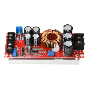 DC-DC 1200W 0.5-20A ตัวแปลงไฟ DC แบบเพิ่มแรงดันไฟฟ้า โมดูลแปลงไฟ 8-60V OUT 12-80V 150KH