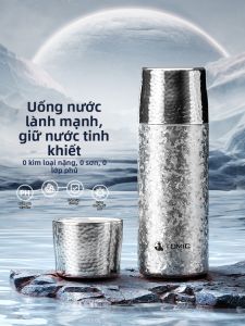 Tomic | Bình Giữ Nhiệt Titanium Nguyên Chất Có Bộ Lọc Trà