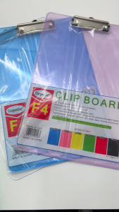 Carpenter Clipboard Long Size Writing Board Paper Organizer Folder Clip Menu Clip Board Transparent Color 35x23cm