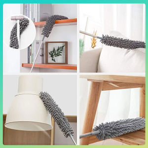 NEW 280cm Long Microfiber Duster with Bendable Head Bulu Ayam Extendable Expandable Scratch-Resistant 4 in1 Long Microfiber Duster