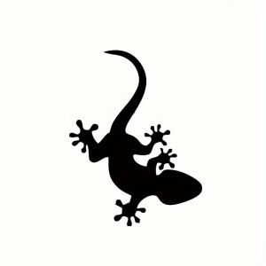 10x13cm Cool Lizard Nhãn Dán Xe Hơi Vinyl Chống Thấm Nước Hoạt Hình Động Vật Decal Cho Ô Tô Xe Tải Xe Máy - Phụ Kiện Treo Tường Vui Nhộn