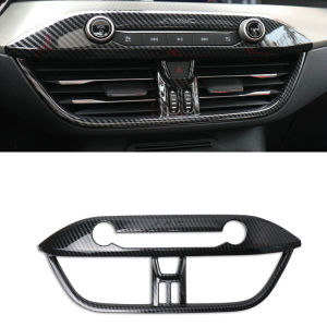 Ford Focus MK4 Phong Cách Sợi Carbon Điều Hòa Không Khí Bảng Điều Khiển Bao Da Viền Chất Liệu ABS Cho 2019-2022 Nội Thất Mouldings Phụ Kiện Xe Hơi