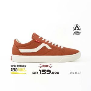 Aerostreet 37-44 Massive Low Natural Merah Bata Merah Bata - Sepatu Sneakers Casual