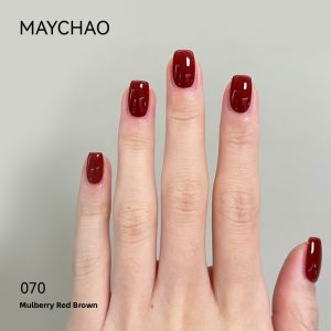 Maychao | Durable Shiny Nail Polish Gel Red