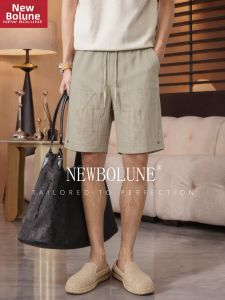 NEW BOLUNE | Quần Short Nhẹ Linen Cotton Đa Năng