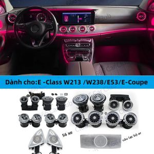 Đèn LED Thông Gió Cho Mercedes Benz W222 S-Class Đèn Viền RGB 7/64 Màu Sắc Có Thể Điều Chỉnh Trang Trí Nội Thất Kiểu Vòi Tuabin Lắp Đặt Lại