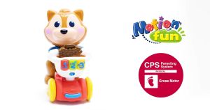 Xe đồ chơi Sóc nâu cảm ứng thông minh cho bé tập bò đuổi bắt vui nhộn Winfun 1148