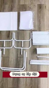 Giá treo quần áo đa năng kết hợp đựng đồ siêu tiện lợi sức chứa lớn phong cách hiện đại decor phòng siêu xinh