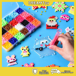 DREAMToy Magic Aqua Beads Kit Mainan kreatifitas anak Mainan DIY beads anak DIY kerajinan tangan Aquabead gantungan kunci