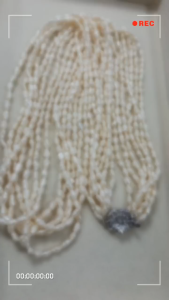 [ Woosilver ] Vòng Cổ Trai Gạo 7 Sợi Tinh Xảo – Secondhand – NTG51