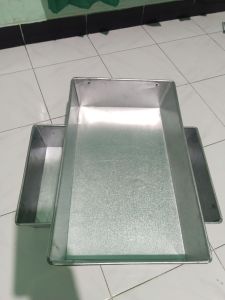 loyang ikan cumi galvalum ukuran 0.3  dan bisa buat tempat oven roti dll