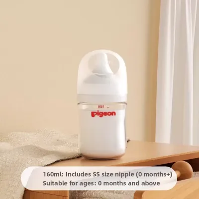 Pigeon | Anti-Colic Anti-Choking Wide Mouth Glass Baby Bottle