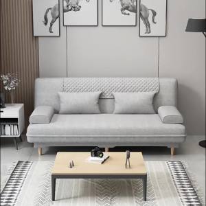 Solid Wood Chaise Longue Balcony Ho Leisure Fabric Sofa Recliner Complete Single Bedroom Beauty Bed