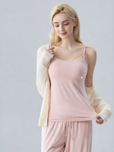 Mom Jane | Natural Fabric Feeding Tank Top for Summer Nursing and Maternity Wear